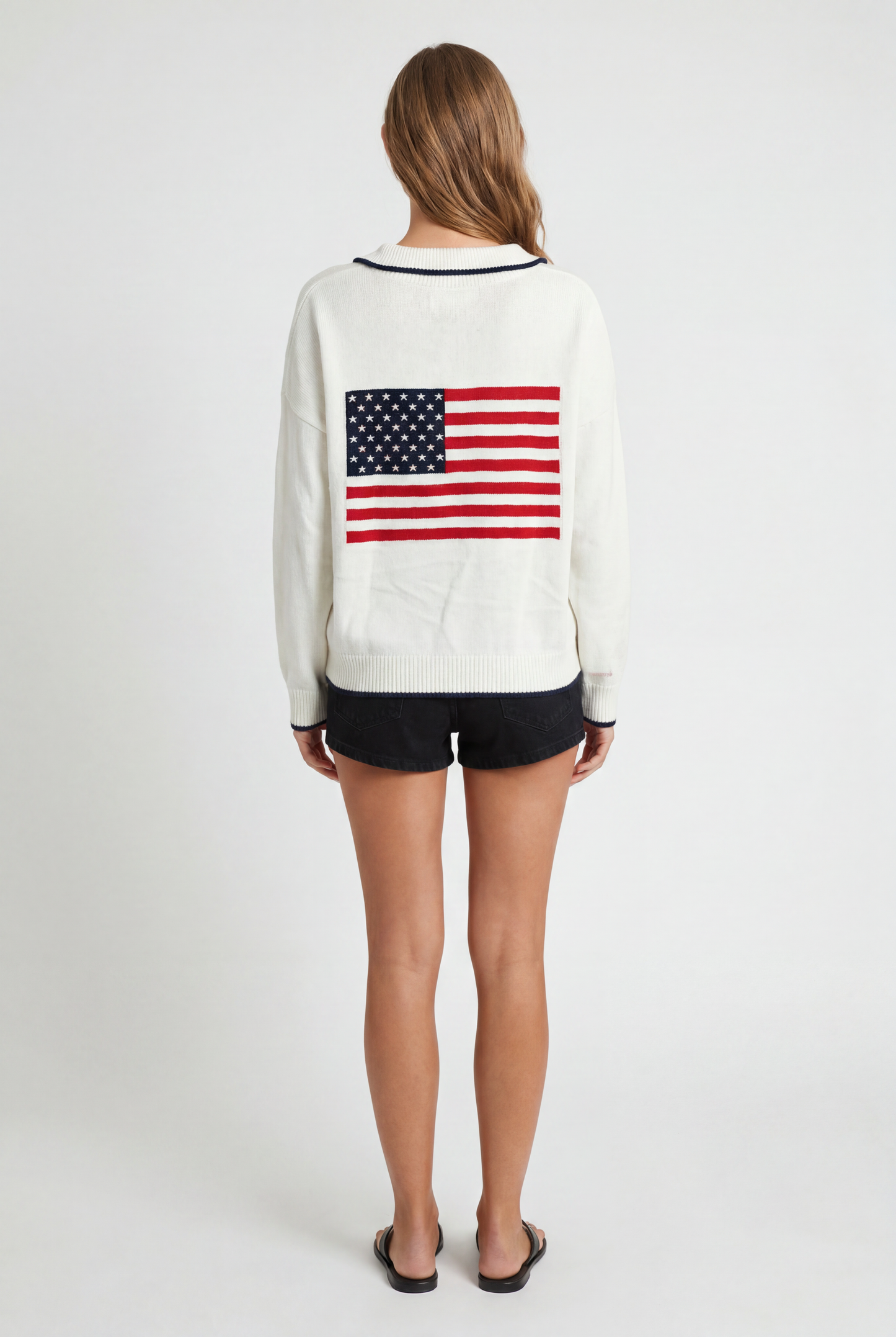 All American 1/4 Zip Sweater