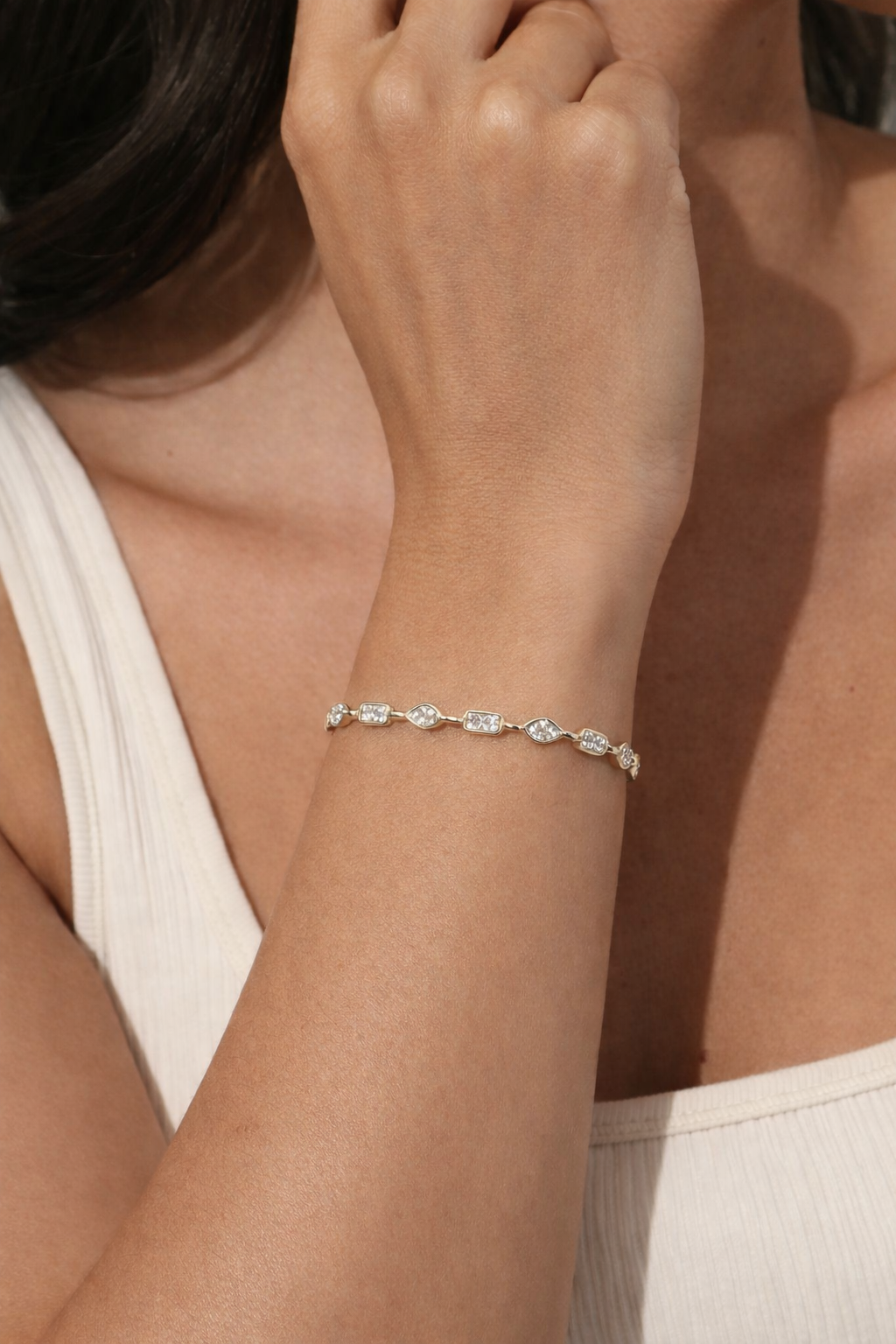 Clover Multi Bezel Bracelet