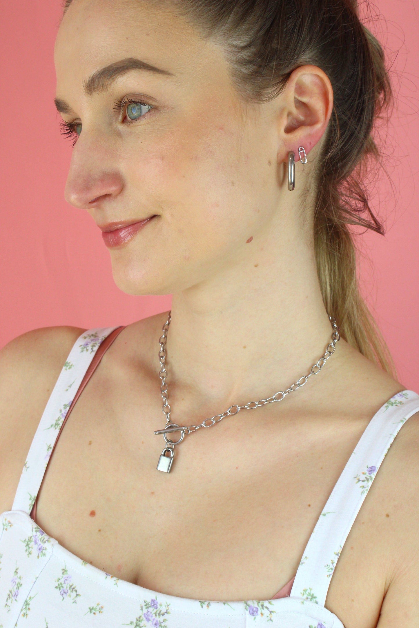 Padlock Chain Necklace