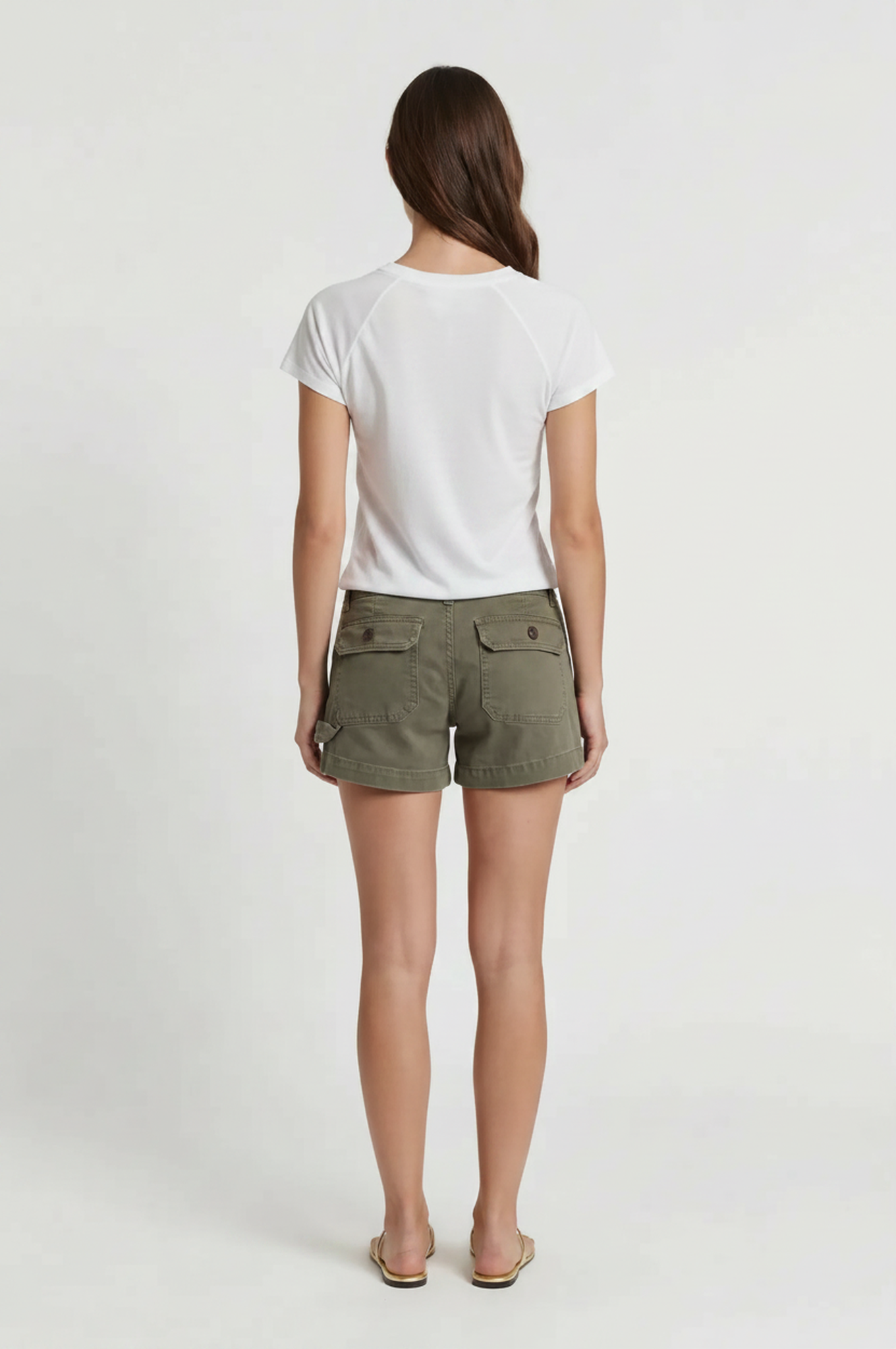 Mid Rise Carpenter Shorts