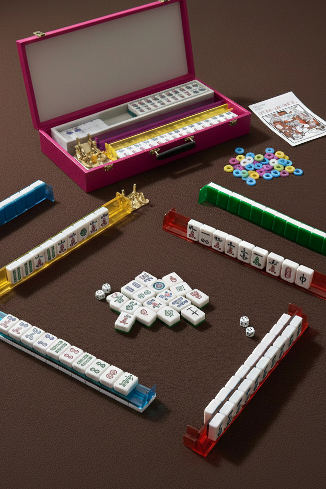 Onyx Mahjong Set