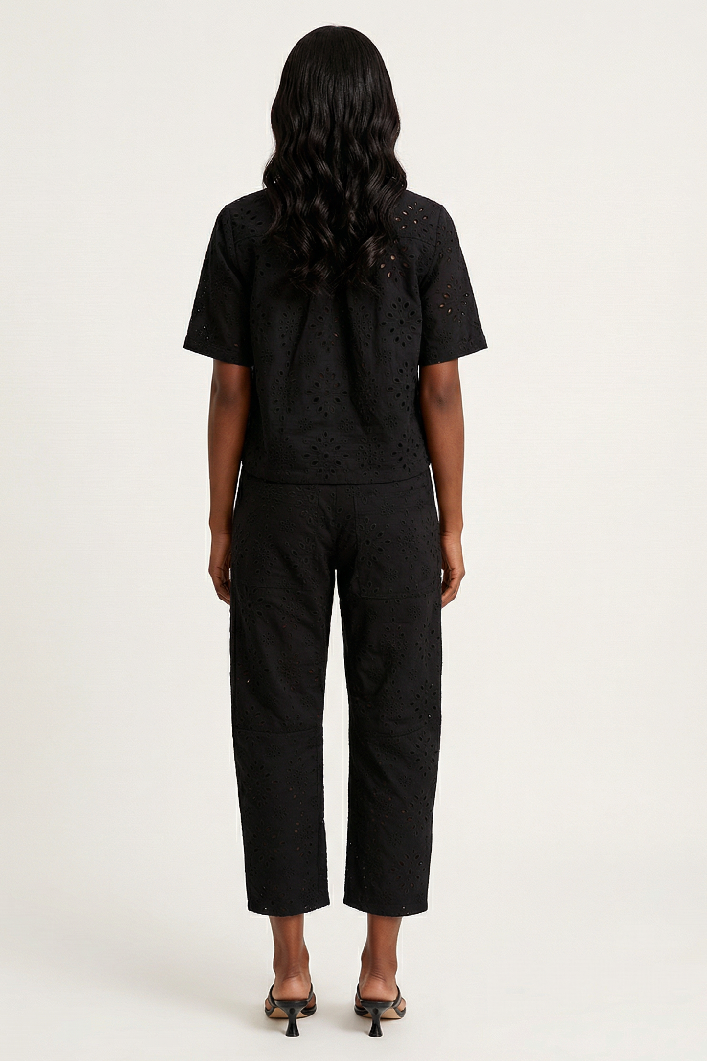 Paris Eyelet Barrel Pant