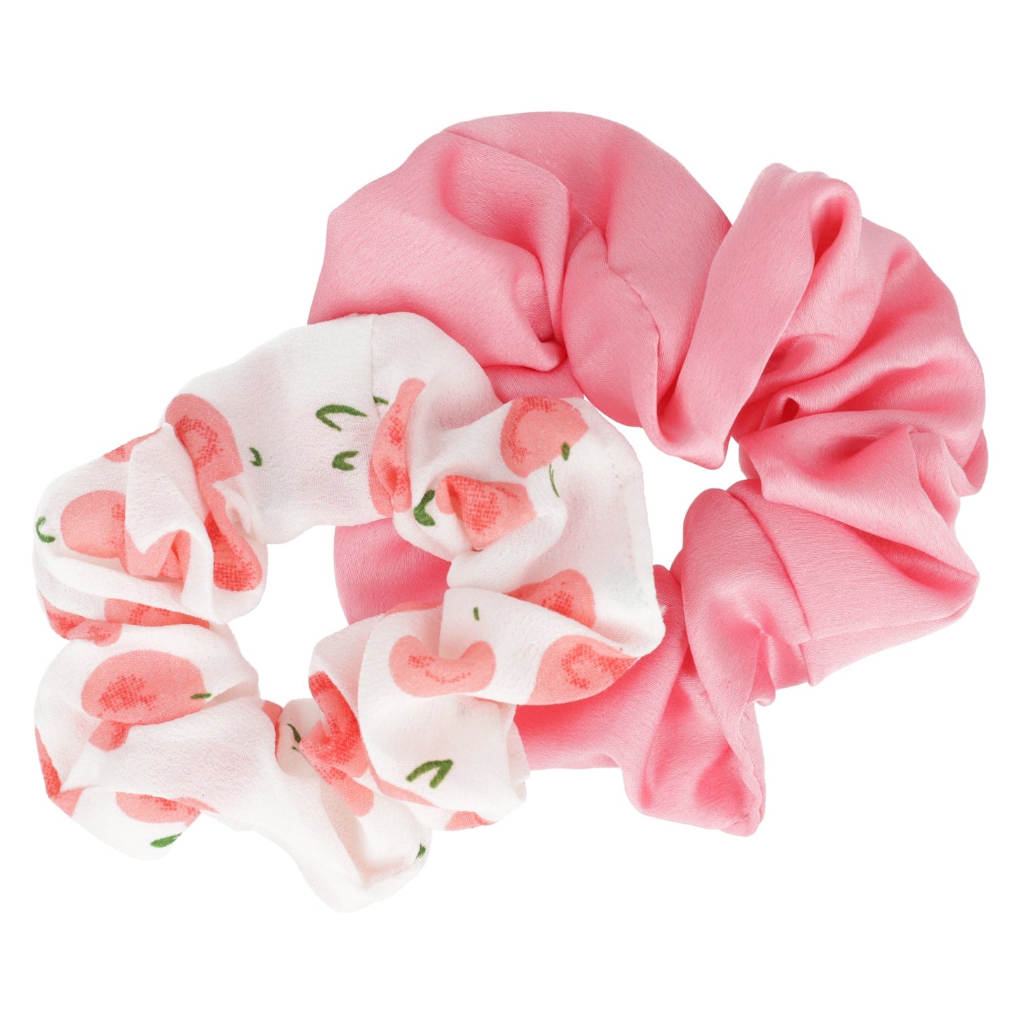 Peach Scrunchies - Set of 2
