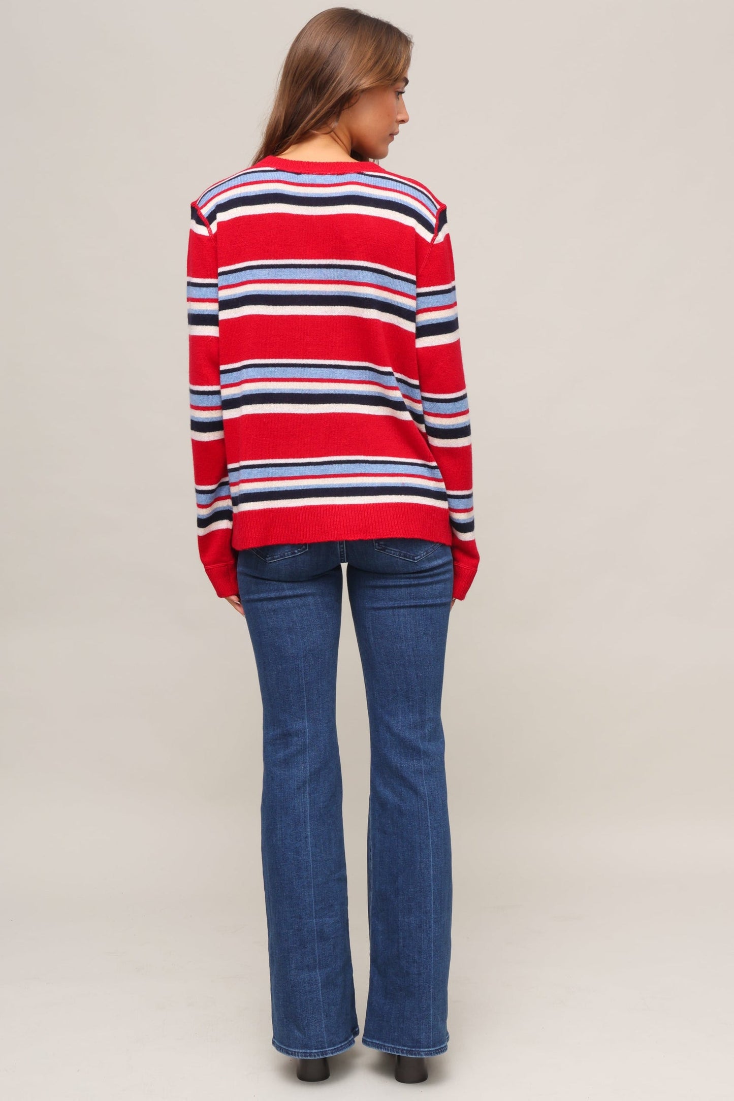 Sofia Stripe Boyfriend Sweater