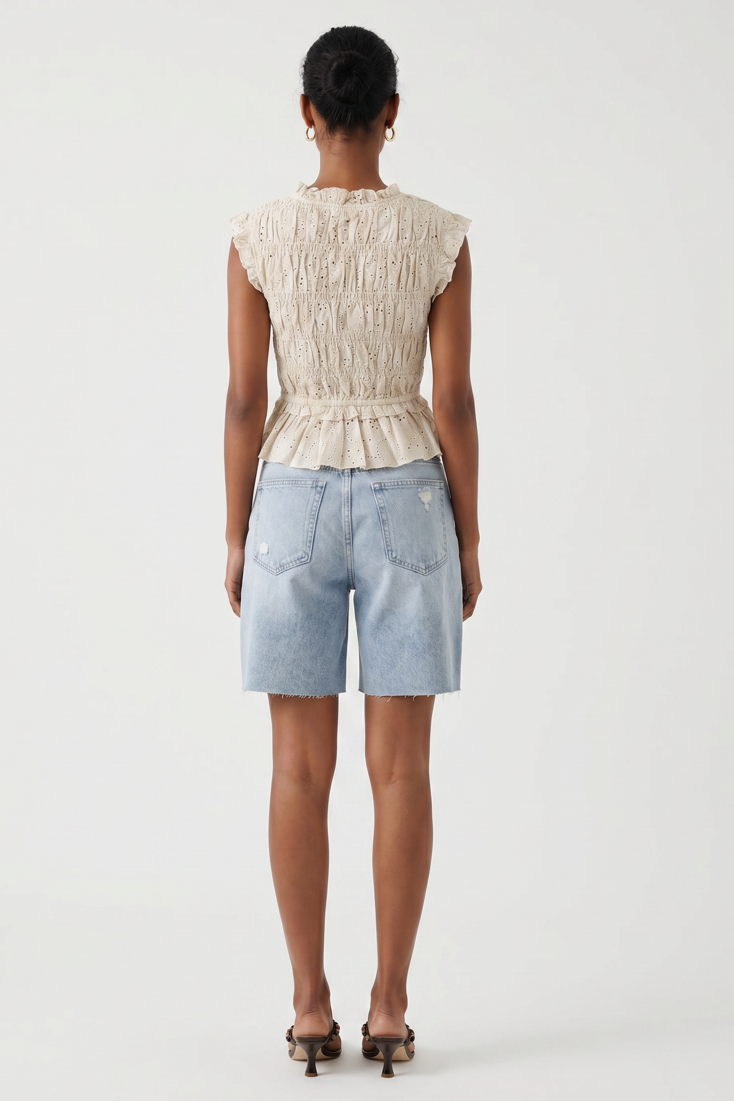 Natalie Eyelet Top