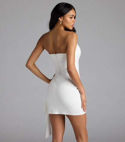 Dramatic Allure Bodycon Mini Dress