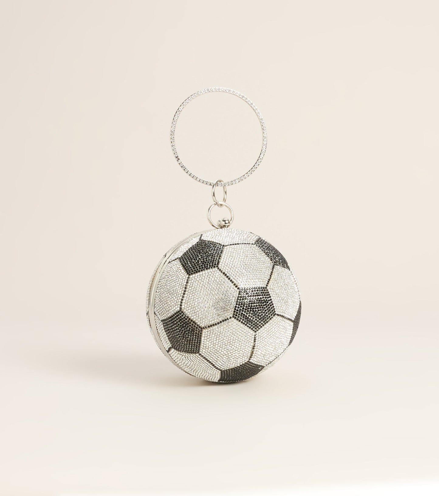 Kicked A Goal Soccer Rhinestone Bag