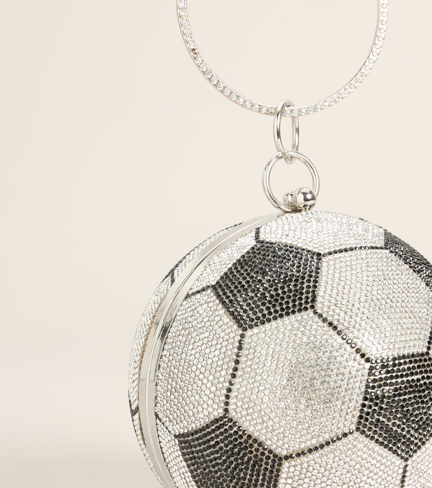 Kicked A Goal Soccer Rhinestone Bag