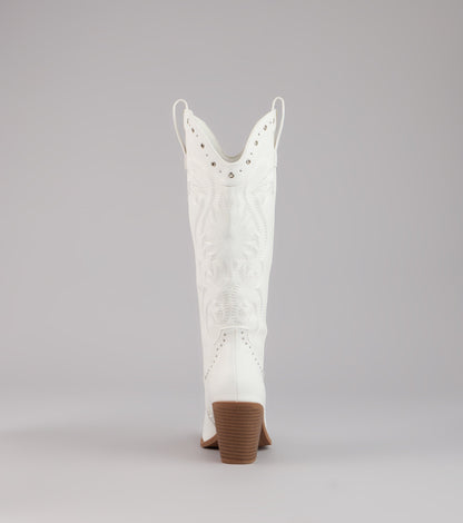 Ride or Shine Studded Cowboy Boots