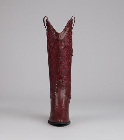 Ride or Shine Studded Cowboy Boots
