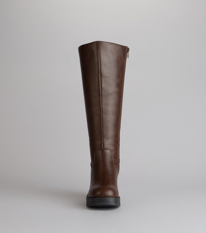City Edge Wide Calf Platform Boots