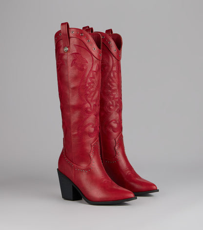 Ride or Shine Studded Cowboy Boots