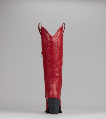 Ride or Shine Studded Cowboy Boots