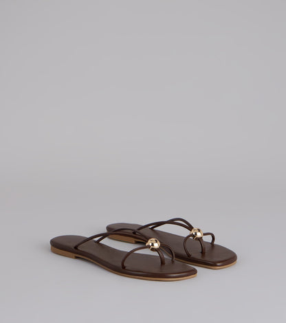 Effortless Finish Strappy Sandals