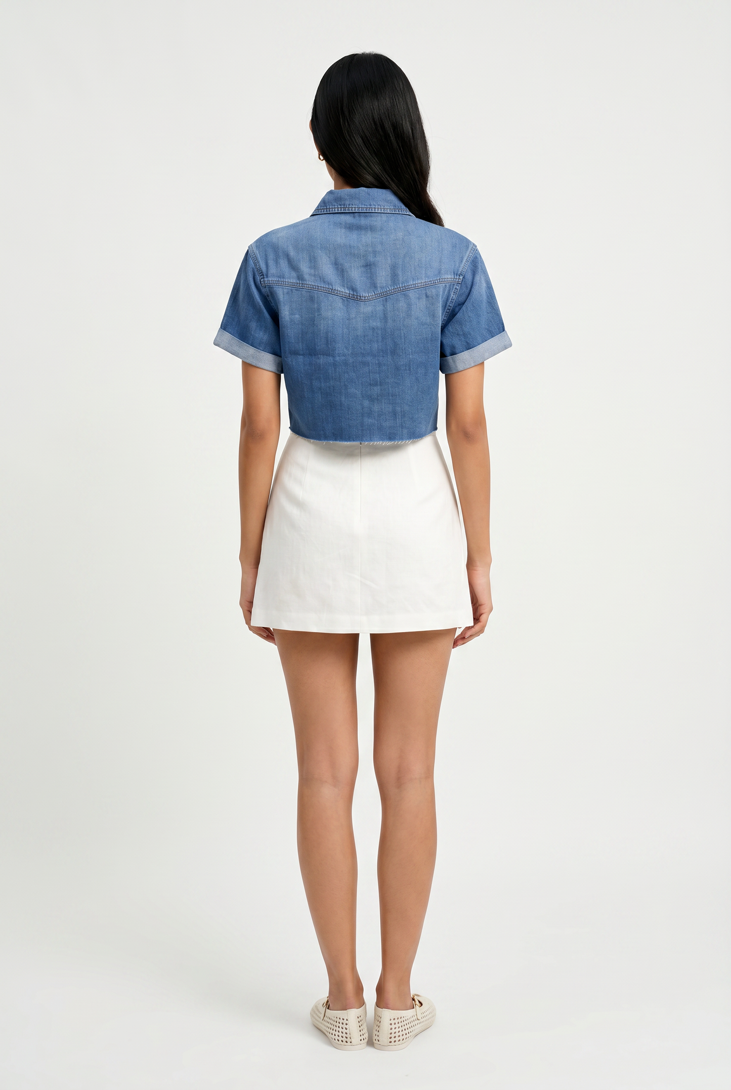 Abbey Medium Cropped Shirt
