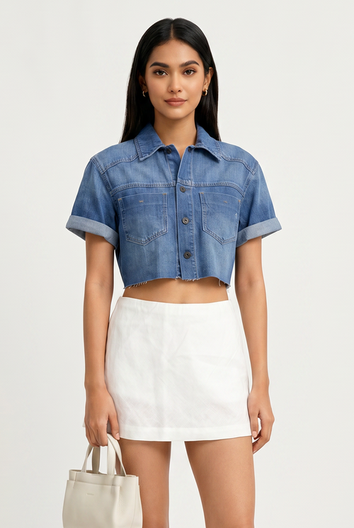 Abbey Medium Cropped Shirt