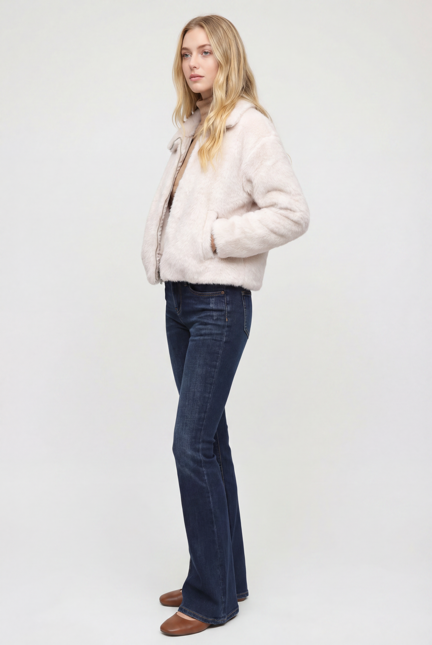 Amethyst Faux Fur Jacket