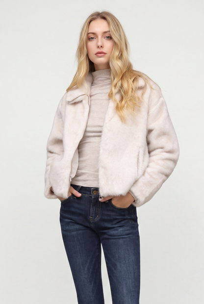 Amethyst Faux Fur Jacket