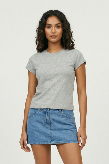 April Recycled Raglan Baby Tee