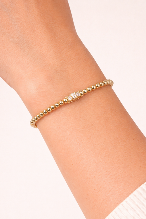 Ash Multi Nugget Ball Bracelet