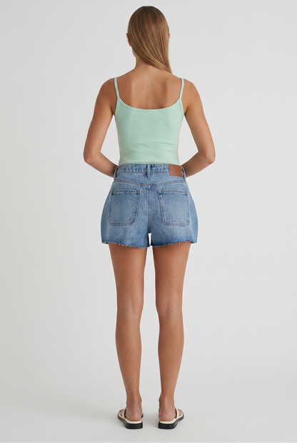 Ava High Rise A-line Short