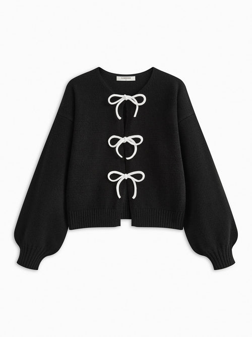 Bow Front Shift Sweater