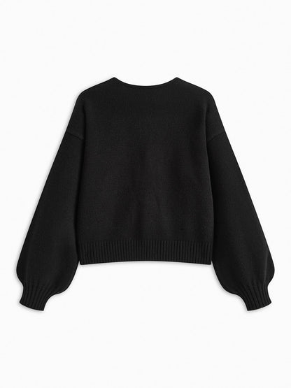 Bow Front Shift Sweater