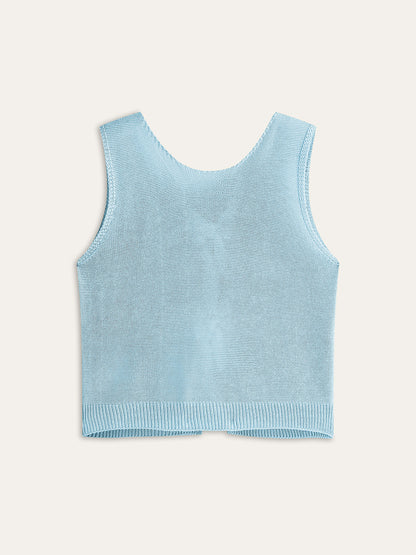Bow Tie Knit Top