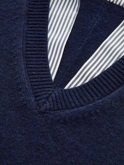 2 in 1 Polo Sweater