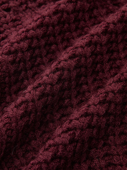 Sleeveless Cable Knit Vest