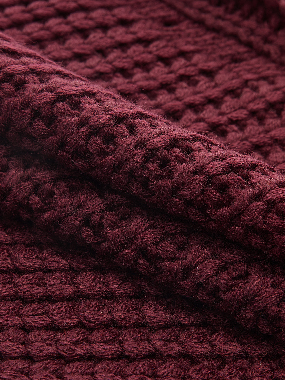 Sleeveless Cable Knit Vest