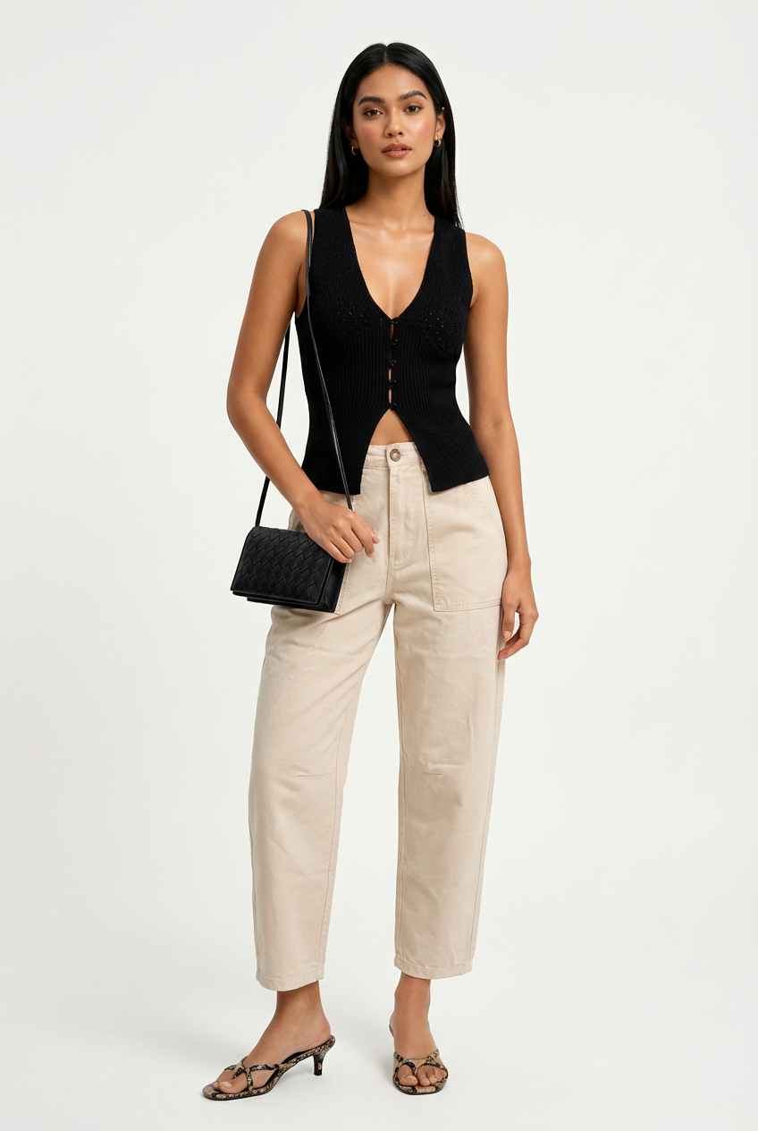 Blair V Neck Sweater Tank