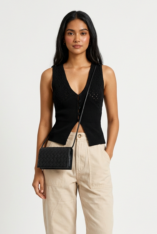Blair V Neck Sweater Tank
