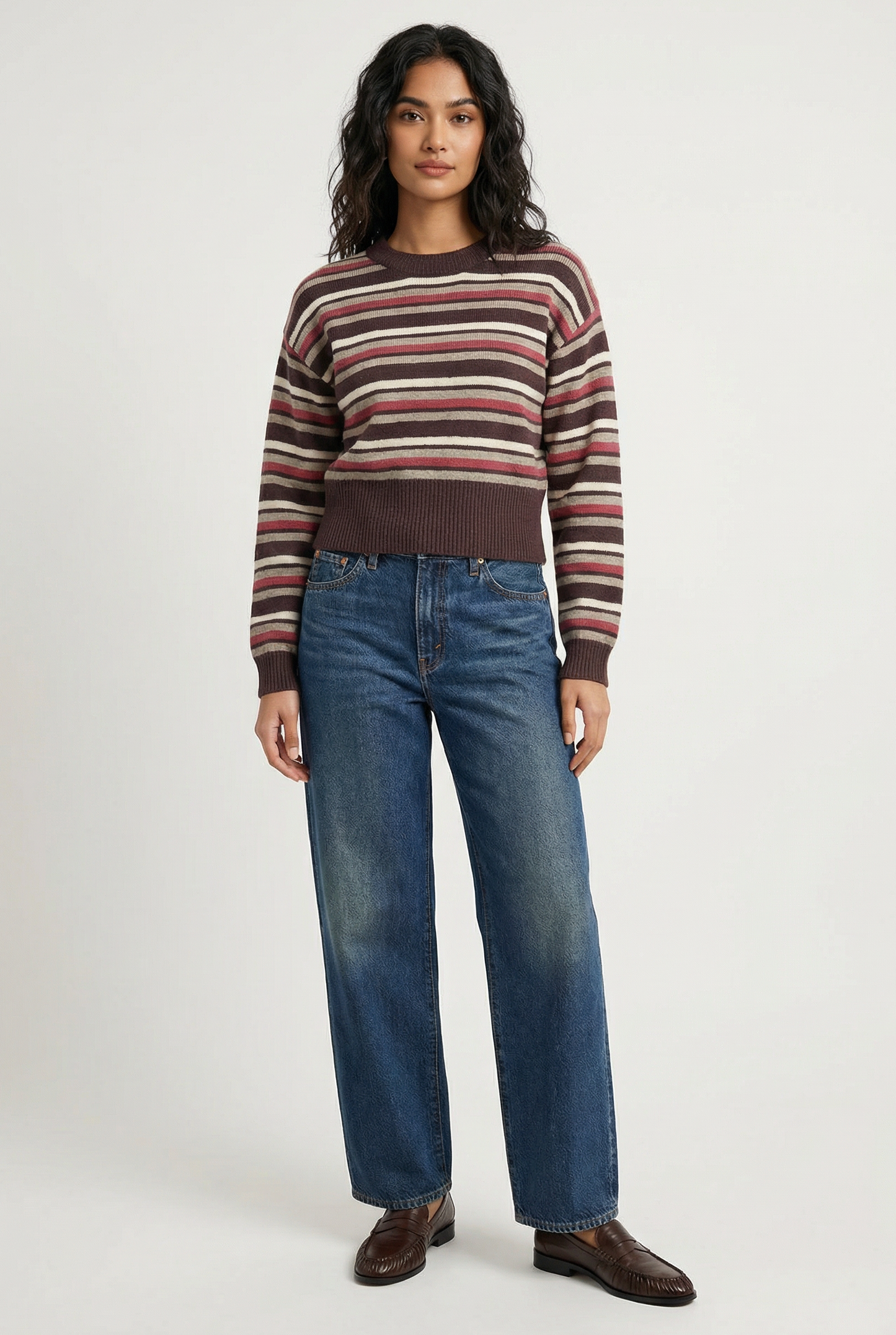 Bodhi Stripe Crew Neck Sweater