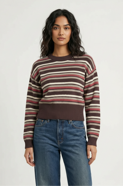 Bodhi Stripe Crew Neck Sweater