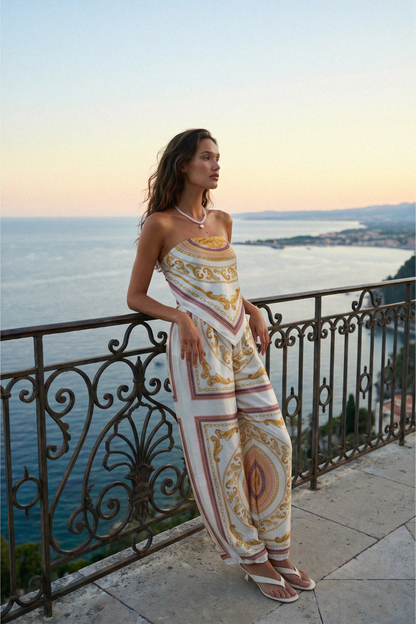 Cecile Printed Pant