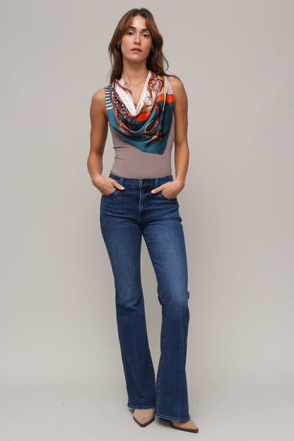 Chain Silk Blend Scarf