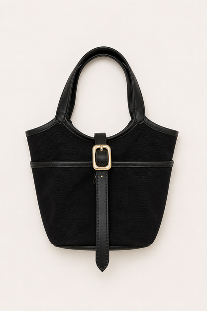 Canvas Mini Bucket Bag