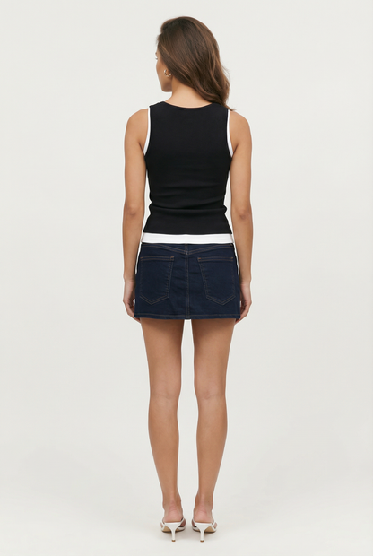 Denim Skort