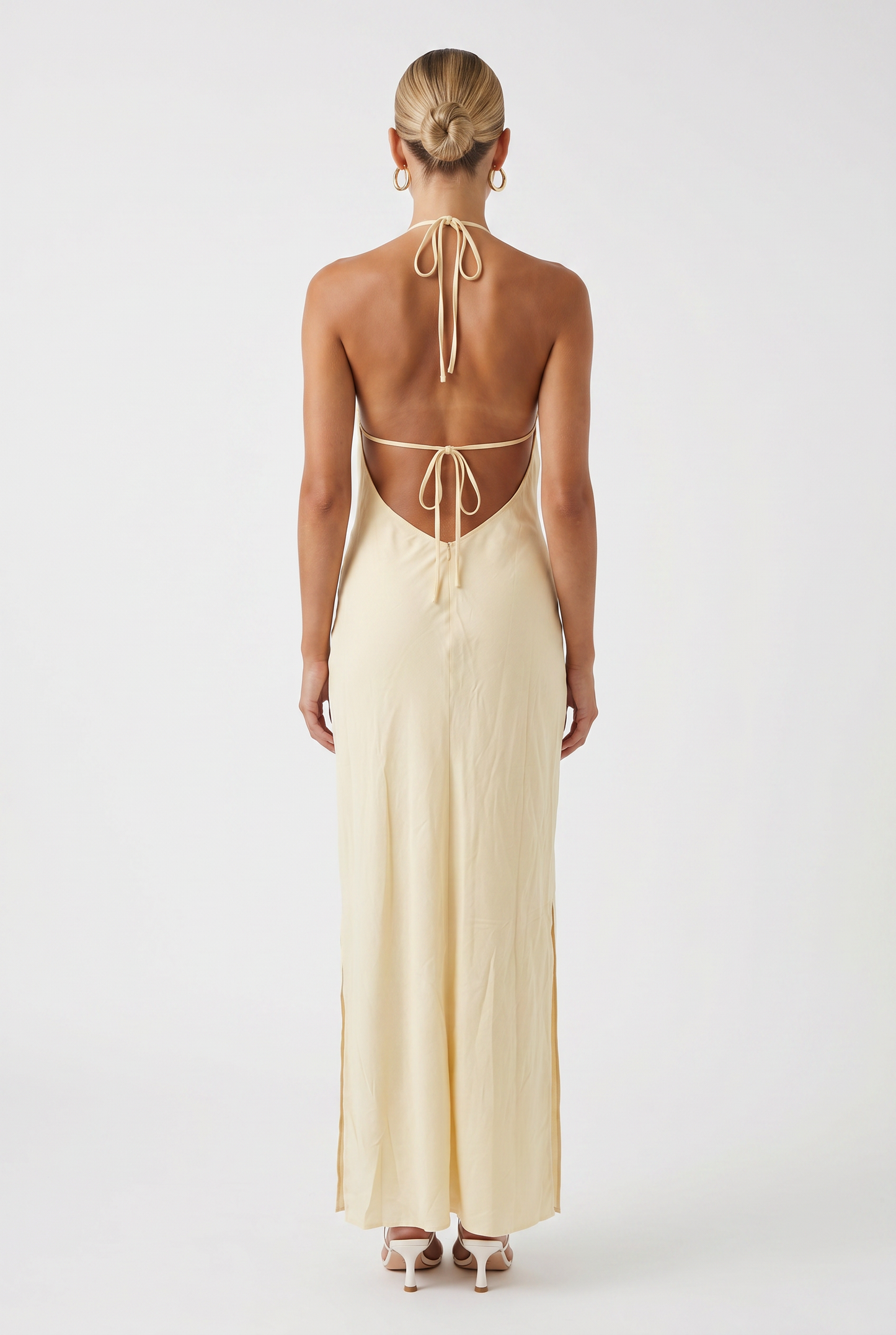 Elsie Maxi Halter Dress