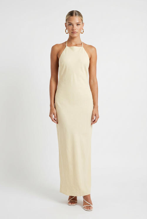 Elsie Maxi Halter Dress
