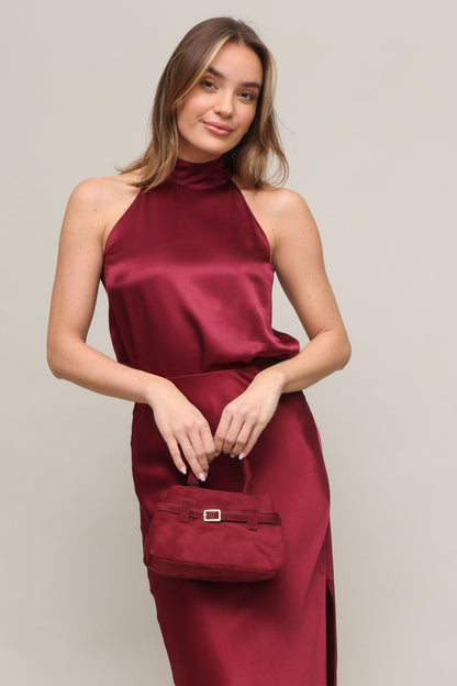 Greer Mini Suede Mini Bag