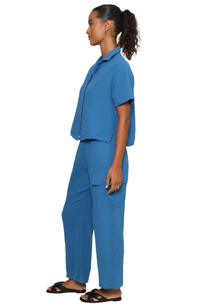 Gretchen Gauze Button Down