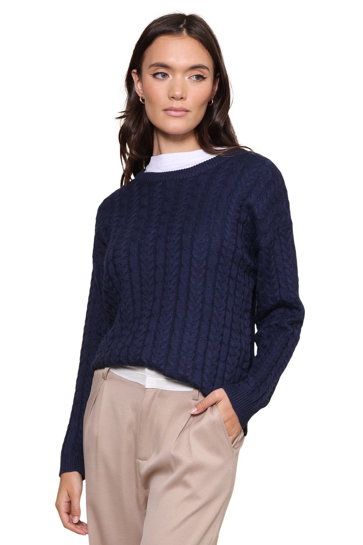Harbor Cable Knit Sweater