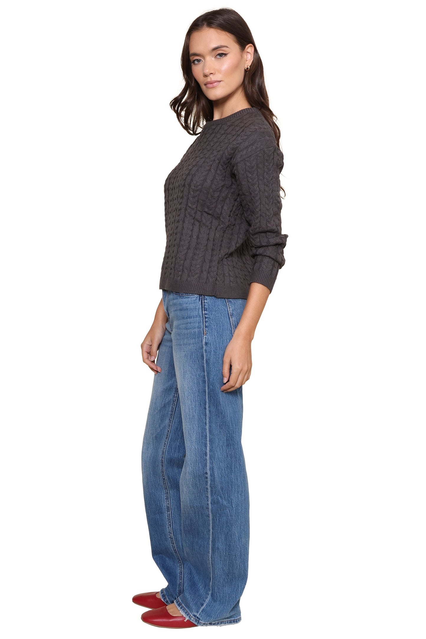 Harbor Cable Knit Sweater