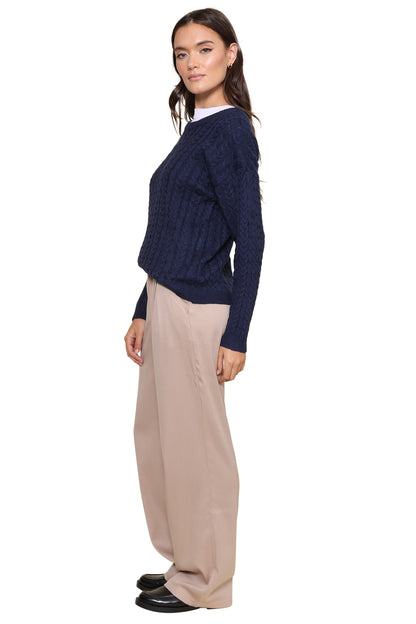 Harbor Cable Knit Sweater