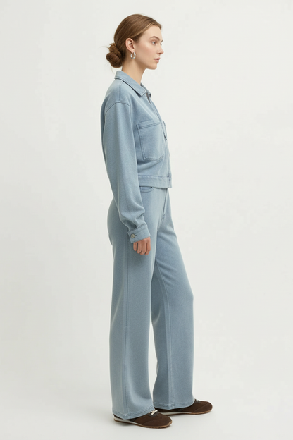 Heritage Knit Denim Jacket