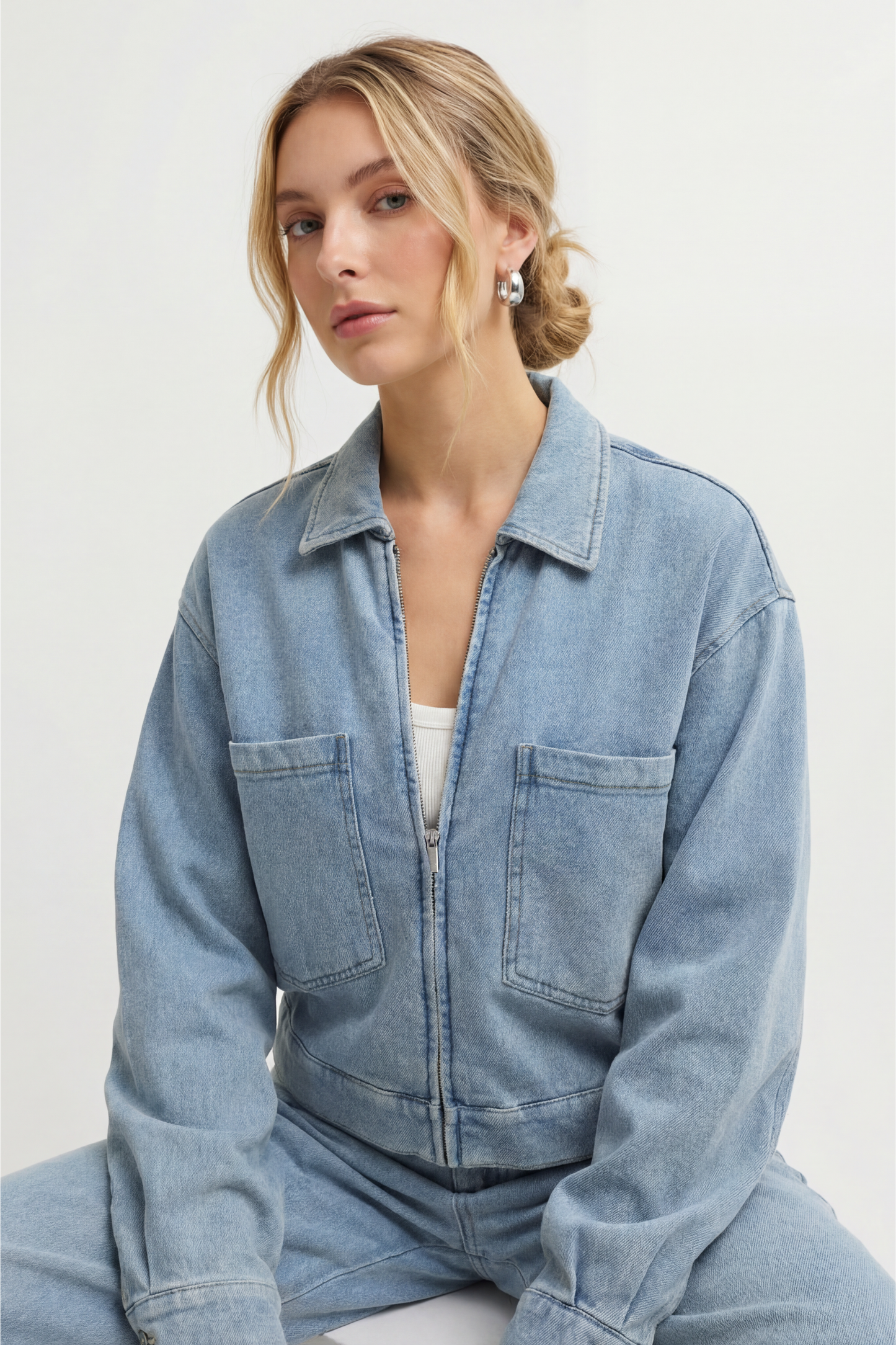 Heritage Knit Denim Jacket