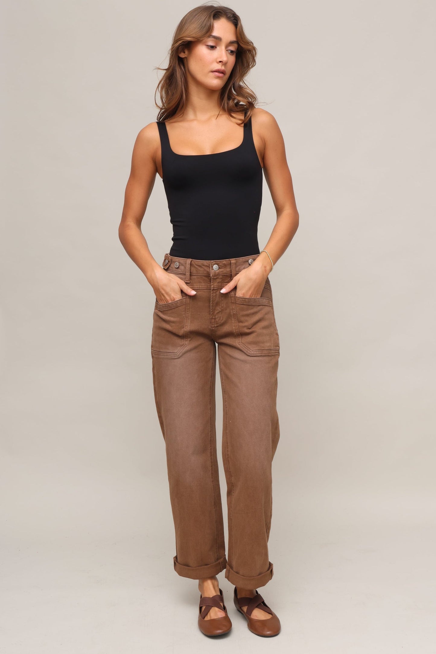 High Rise Slim Wide Utility
