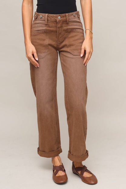 High Rise Slim Wide Utility